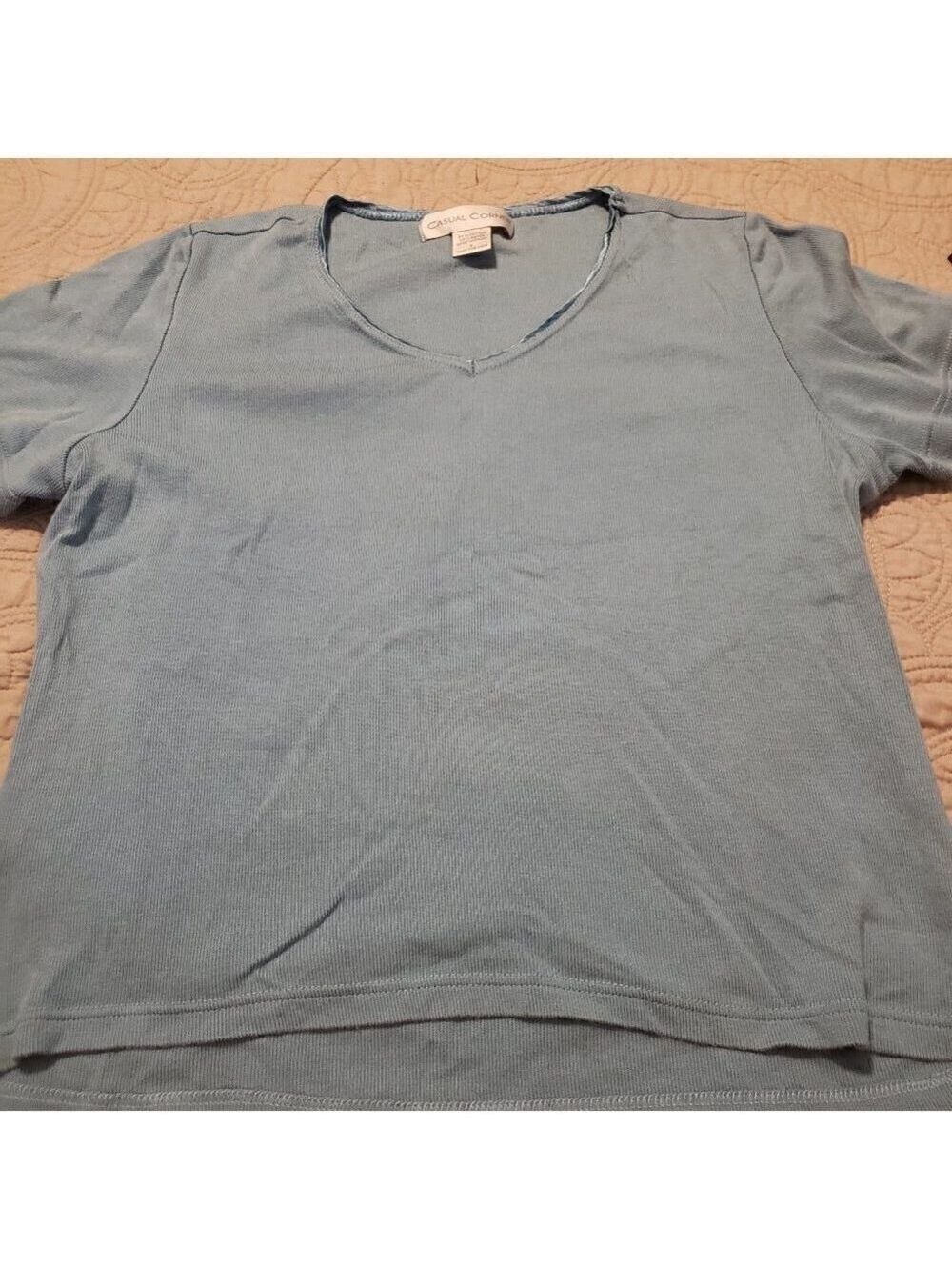 Vintage 90s Casual Corner Short Sleeve Top - Size